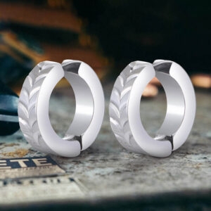 Simple Pattern Design Stainless Steel Ear Cuffs