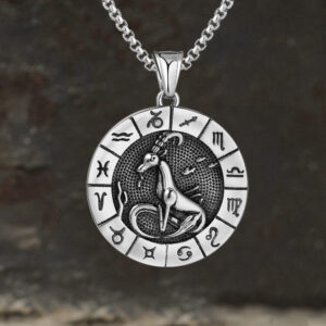 Capricorn Stainless Steel Pendant
