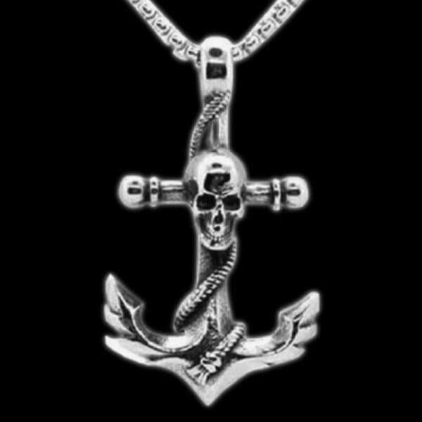 Skull Anchor Pendant