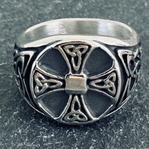 Cross Ring - Celtic Cross - Sizes 7-15 - R85