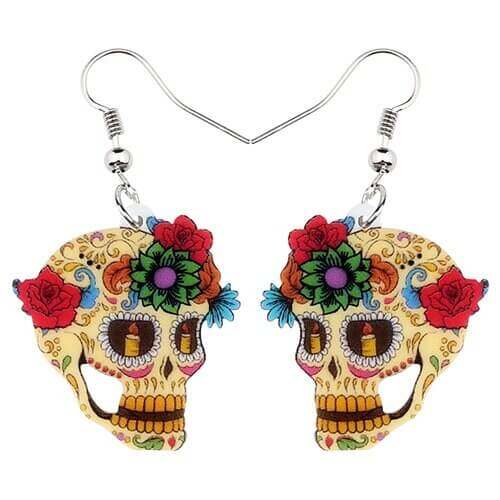 Mexican Skulls Earrings