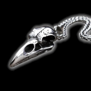 Raven Skull Pendant