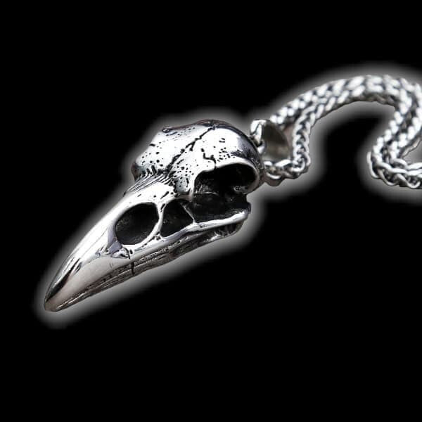 Raven Skull Pendant