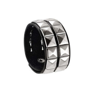 Skull Bracelet Rock (Leather)