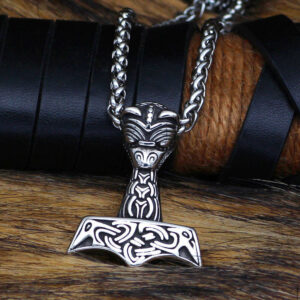 Thor's Hammer Pendant - Stainless Steel - 350171