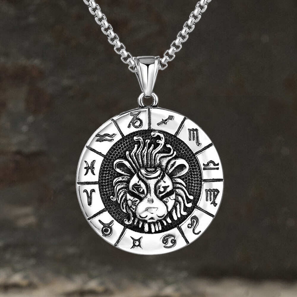 Leo Stainless Steel Pendant