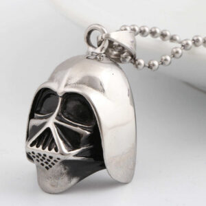 Stainless Steel Vader Helmet Pendant - 350084