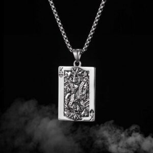 Poker Skull Necklace