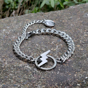 Lightning OT Stainless Steel Bracelet