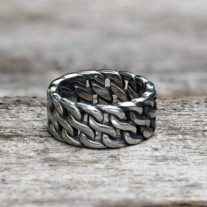 Minimalist Chain Style Stainless Steel Ring