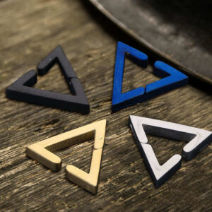 Geometric Triangle Stainless Steel Ear Cuffs