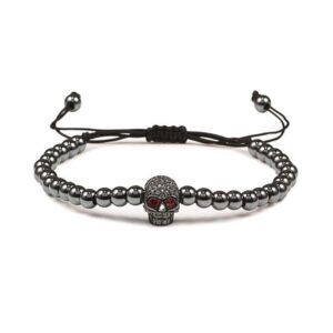 Skull Head Bracelet (Pearl)