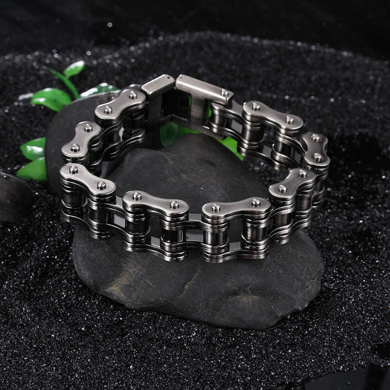 22mm Motorcycle Chain Biker Bracelet