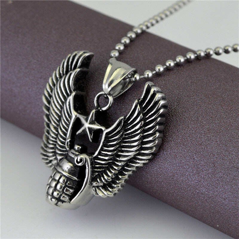 Steel Flying Grenade Pendant