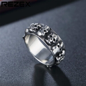 Multi Skulls Ring - Stainless Steel - 0165