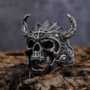 "Bone Crusher" - Valhalla Viking Skull - Sizes 8-13 - R18