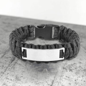 Star Of Life Stainless Steel Paracord Bracelet