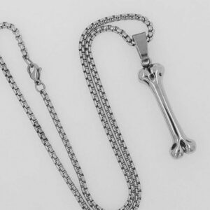 Steel Bone Pendant