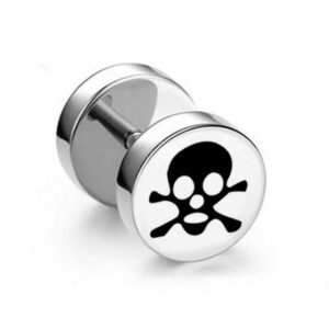 Skulls Earrings (Steel)