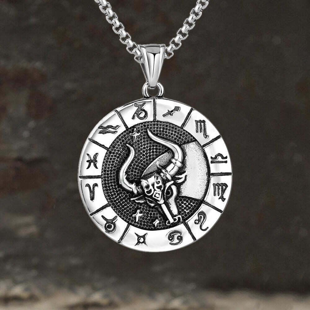 Taurus Stainless Steel Pendant