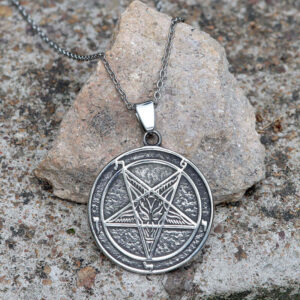 Sigil of Baphomet Stainless Steel Satan Pendant
